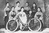 明治３０年代中頃　本邦初の女性の自転車倶楽部