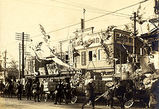 大正１５年（1926年）　自転車卸商による初荷パレード
